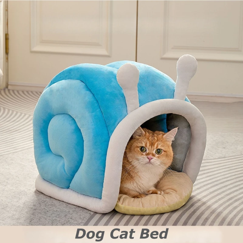 Cama creativa para gatos, cómoda cama suave para gatos, interior, cálida, a prueba de viento, casa para perros y gatos, a prueba de humedad, transpirable, camas para mascotas pequeñas y medianas - imagen 2