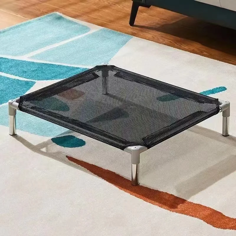 Cama elevada para mascotas, camas plegables portátiles para acampar para gatos y perros, casa extraíble, lavable, perrera para gatos para las cuatro estaciones, camas para cachorros - imagen 4