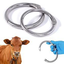 Anillo nasal acero inoxidable para gatos y perros