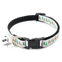 Collar con campana ajustable para gatos y perros - seguridad y estilo