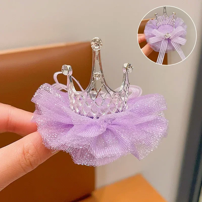 Linda corona de princesa de encaje para perro, gato, pinza para el pelo para mascota, boda, fiesta de cumpleaños, fotografía, decoración, suministros para mascotas, regalo para gatito y cachorro - imagen 5