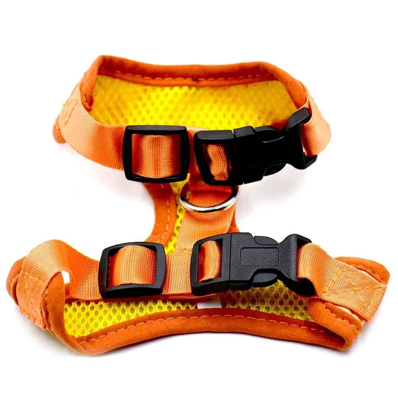 Arnés para perros, arnés ajustable transpirable para mascotas, chaleco de malla estilo flor para perros pequeños y gatos, suministros para caminar al aire libre para cachorros - imagen 2