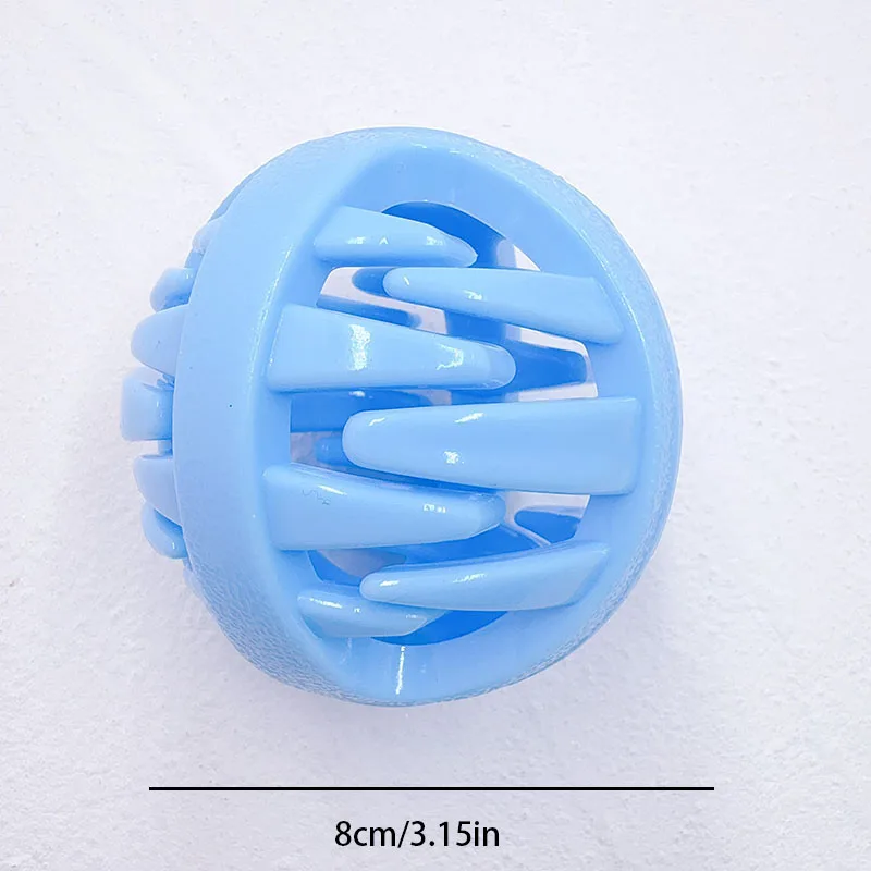 Bola dispensadora de golosinas para mascotas, juguete rompecabezas interactivo para perros y gatos, bola para masticar Molar, perro gato antibalón - imagen 5