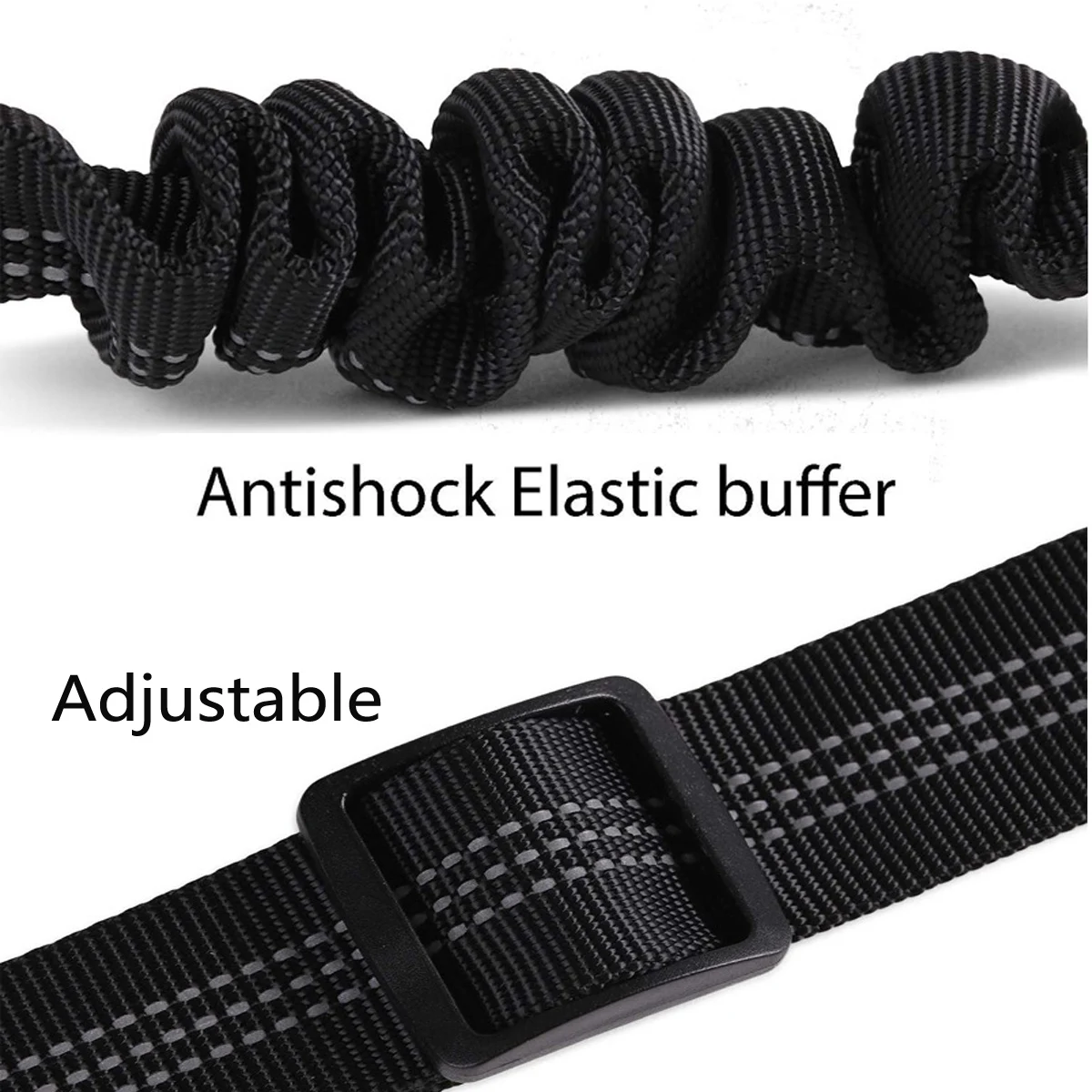 Juego de cinturones de seguridad para coche para perros, cinturones de seguridad retráctiles ajustables para reposacabezas de vehículos, arnés de coche duradero y elástico pesado para perros - imagen 5