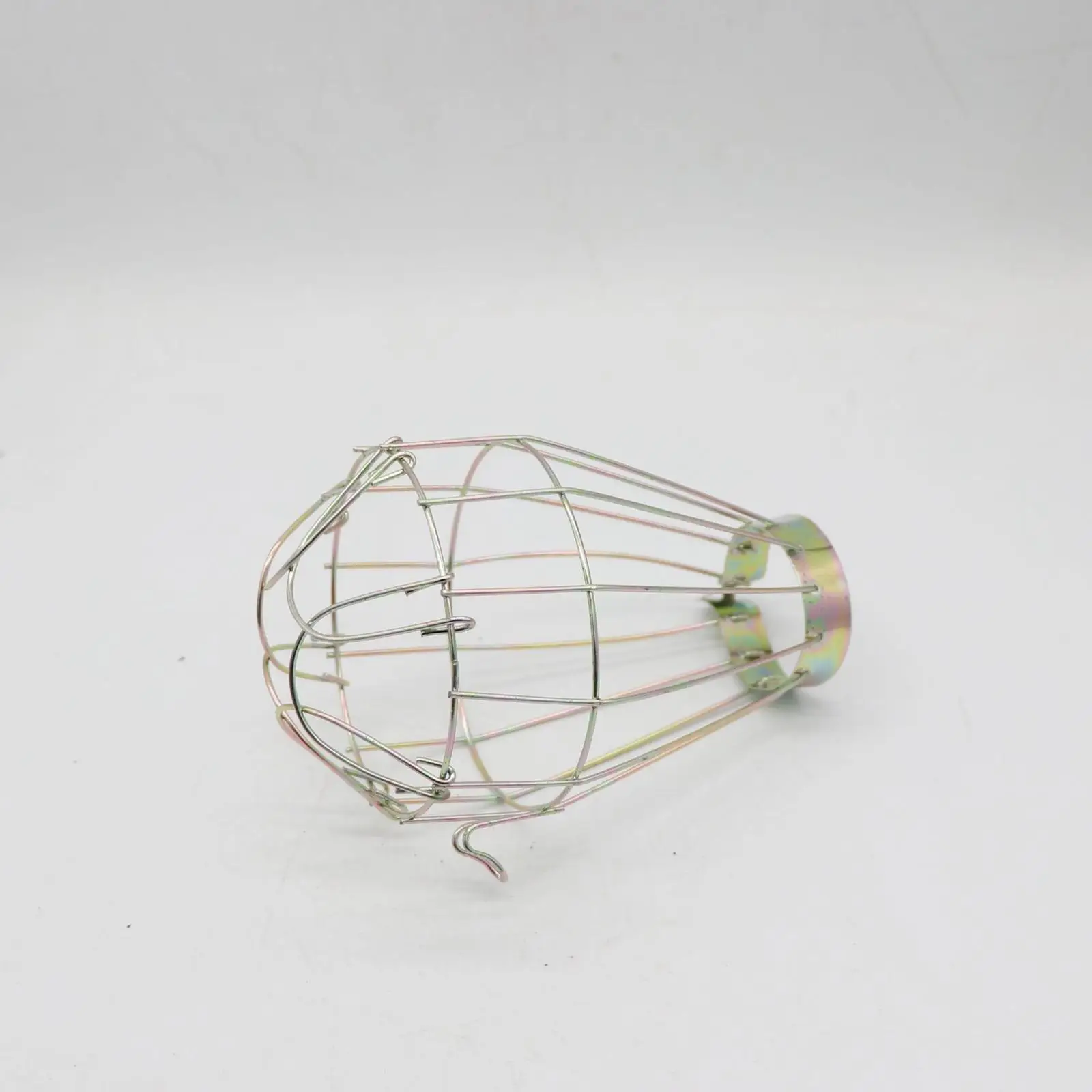 Protector de lámpara de calor para reptiles, jaula de hierro dorada, cubierta de malla antiescaldaduras, soporte de lámpara de calefacción