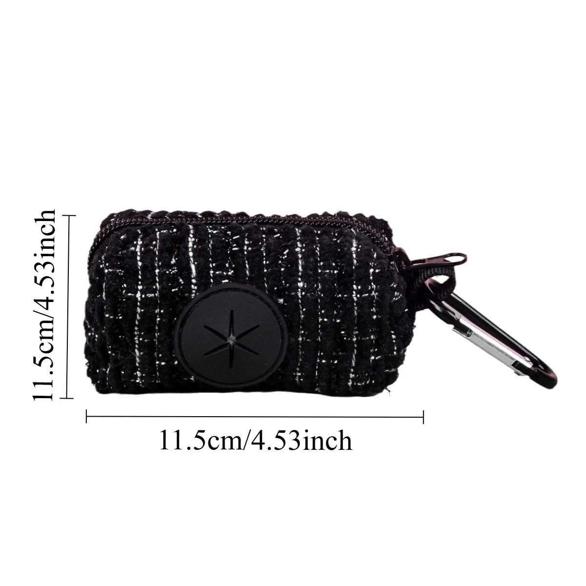 Dispensador de soporte para bolsa de caca de mascotas sin bolsa y correas para caca, se puede fijar con cualquier correa para perros para el Día de San Valentín - imagen 2