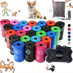 Bolsas excretas biodegradables para perro con dispensador