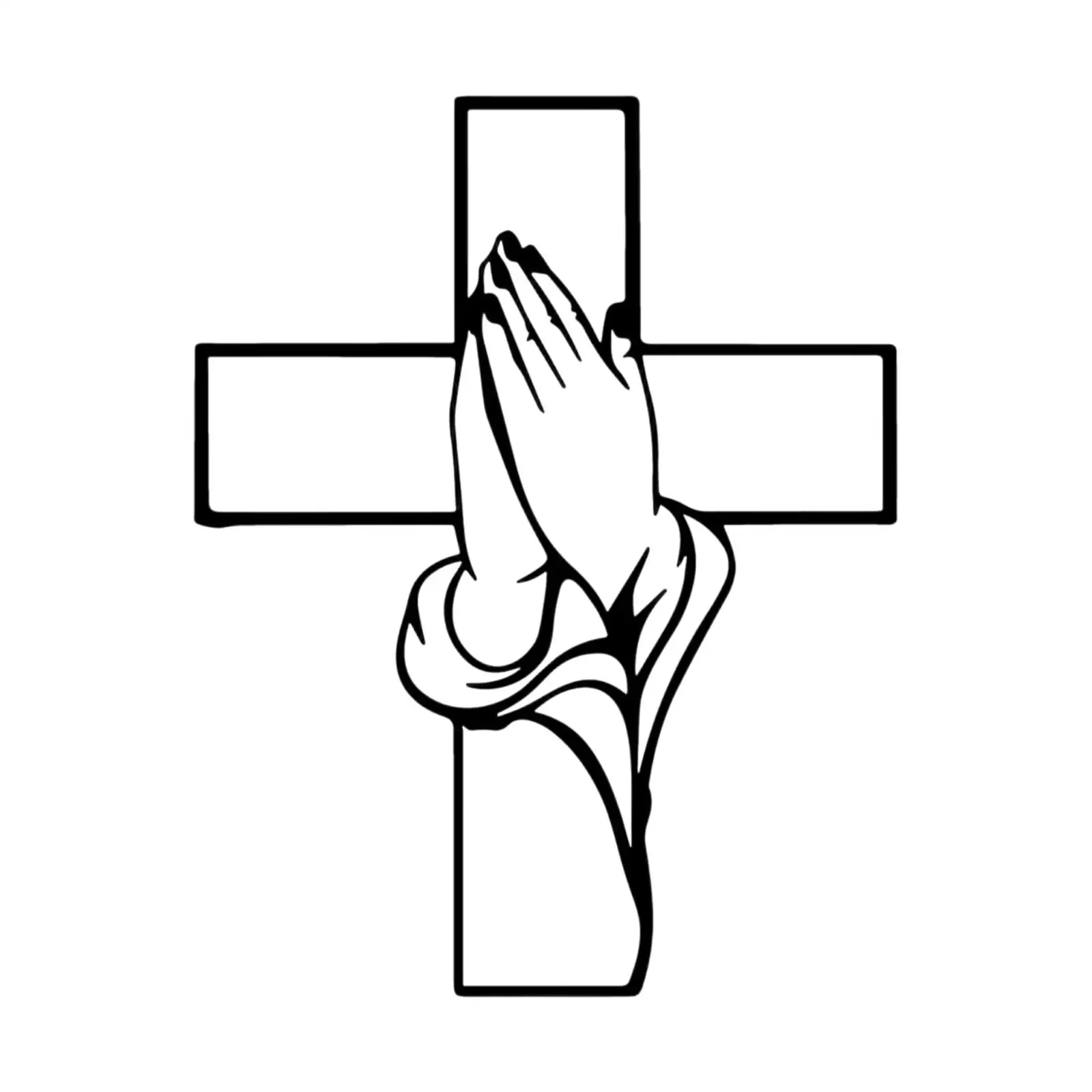 Cruz de hierro artística para colgar en la pared, objeto de escultura moderno, decoración Interior para el hogar, oficina, dormitorio, centro de mesa de oración - imagen 3