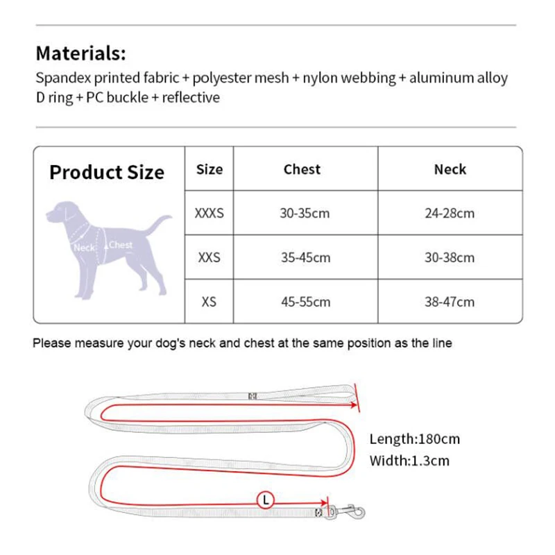 TRUELOVE Juego de arnés y correa para mascotas, ligero, ajustable, de liberación rápida y duradero para perros y gatos pequeños TLH2918 - imagen 4