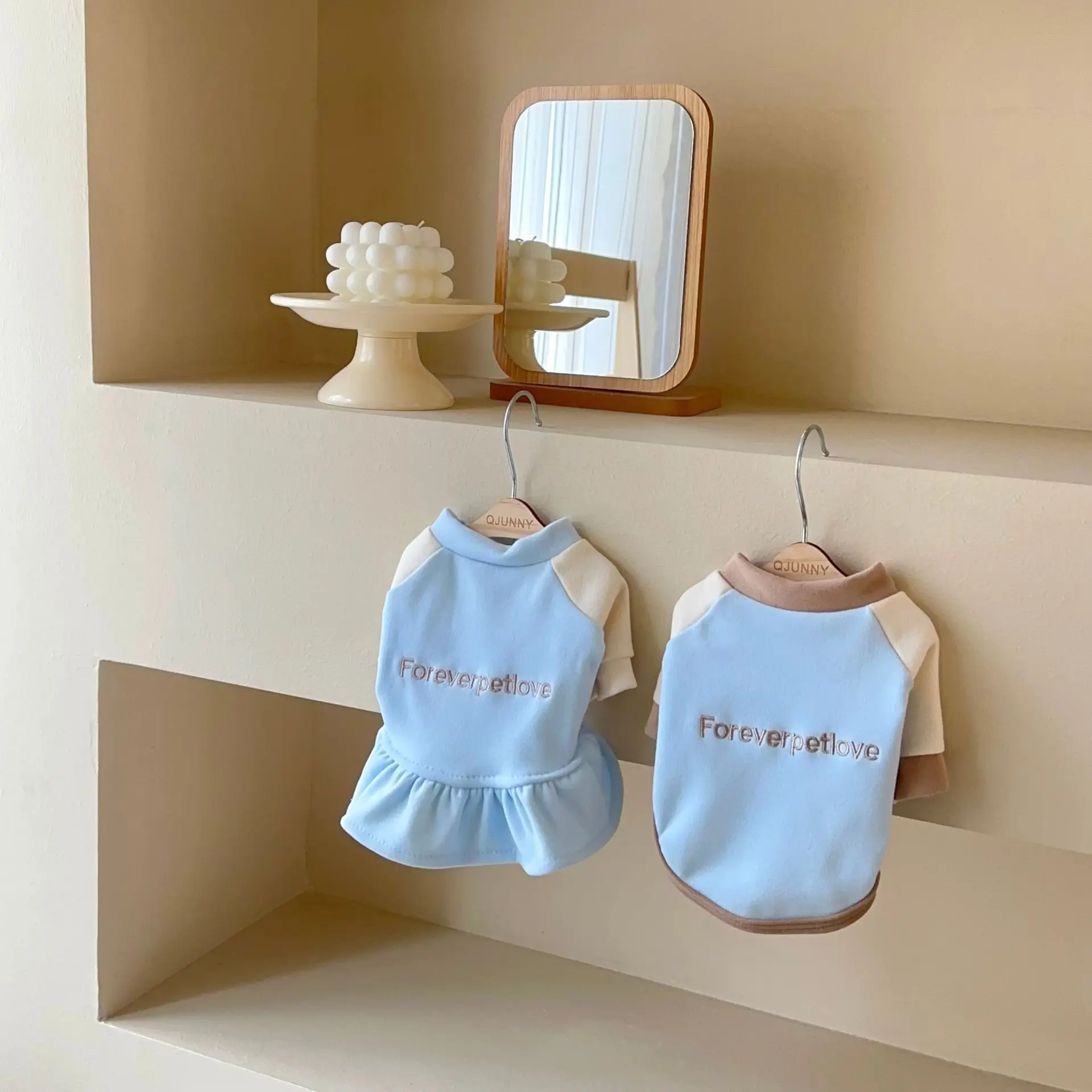 Otoño/Invierno, vestido deportivo de tenis para mascotas, abrigo inferior para perros pequeños y gatos, abrigo cálido, vestidos para perros pequeños, ropa para cachorros - imagen 4