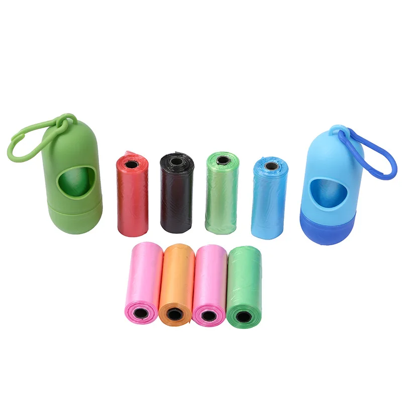 Bolsas para excrementos de perros con dispensador y clip para correa: bolsas para residuos sin perfumadas para una fácil limpieza - imagen 3