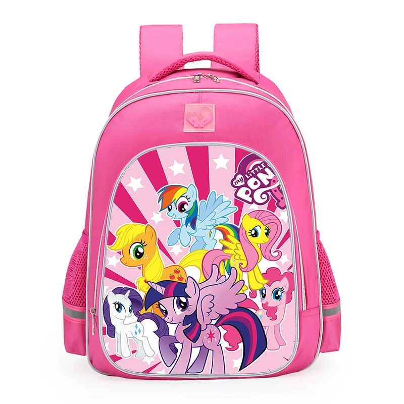 Mochila My Little Pony, bolso escolar rosa de dibujos animados para niñas de primaria, alivio de la carga ortopédica, mochila de Cosplay de gran capacidad, regalo - imagen 2