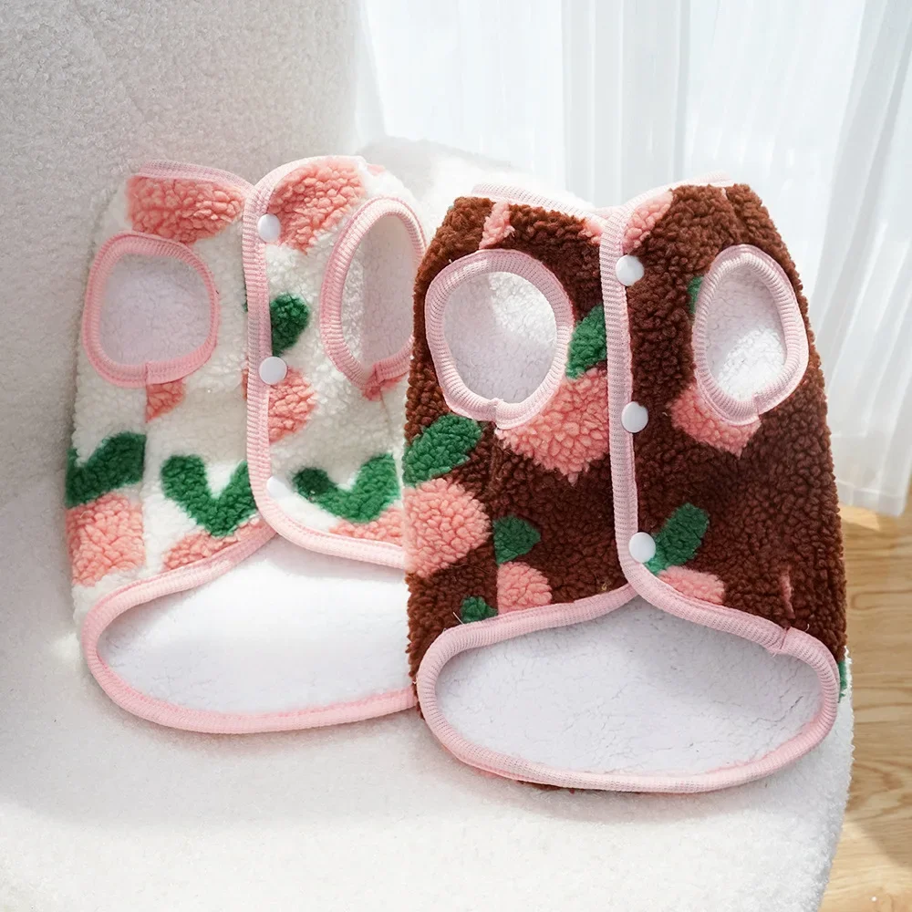 Chaleco polar para perro, sudadera cálida, jersey para cachorro, abrigo con correa, anillo en D, suéteres para perro salchicha, ropa Yorkie para perros pequeños y medianos - imagen 4