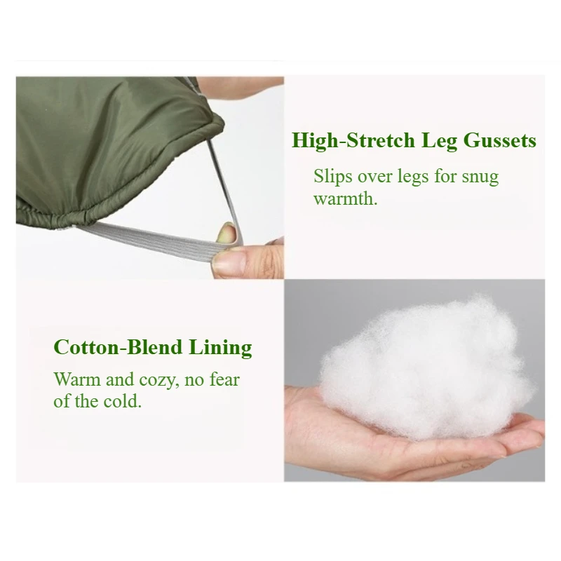 Chaqueta impermeable de invierno para perros con tiras reflectantes, abrigo acolchado cálido para perros, ropa para mascotas al aire libre con forro de terciopelo suave - imagen 3