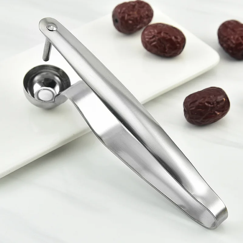 Herramienta de mano de acero inoxidable para deshuesar cereza, máquina removedora de frutas y verduras, accesorios de cocina - imagen 3