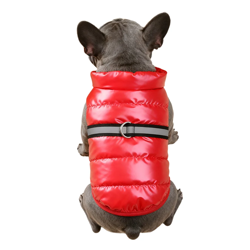Chaqueta cálida de invierno para perros pequeños y medianos, chaqueta de nieve impermeable a prueba de viento para perros y gatos, ropa para cachorros y mascotas
