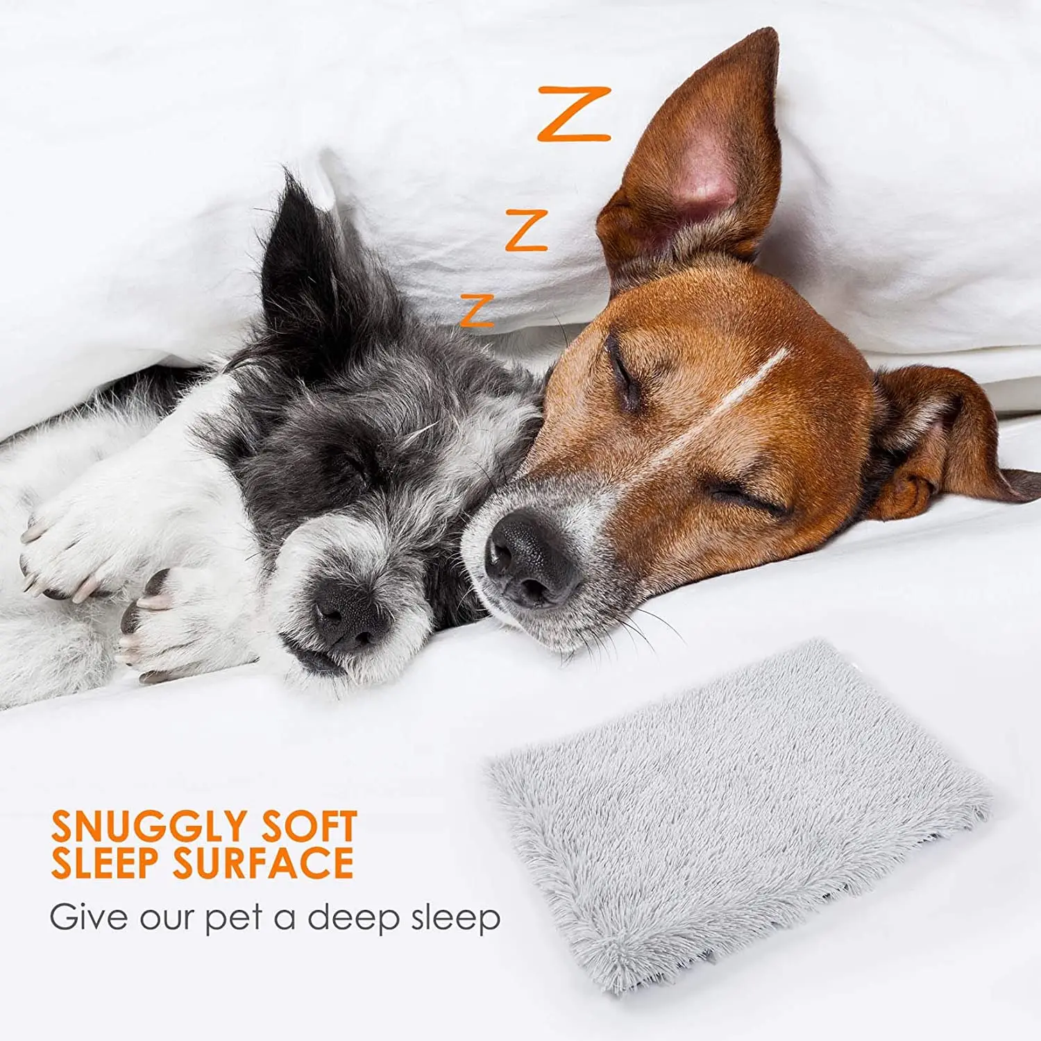 Plush Dog Cushion washable Soft Pet Dog Bed Sleeping Mat Cat Beds for Dog Pad Winter Warm Pet Blanket Large Medium Dogs Cushion - imagen 3