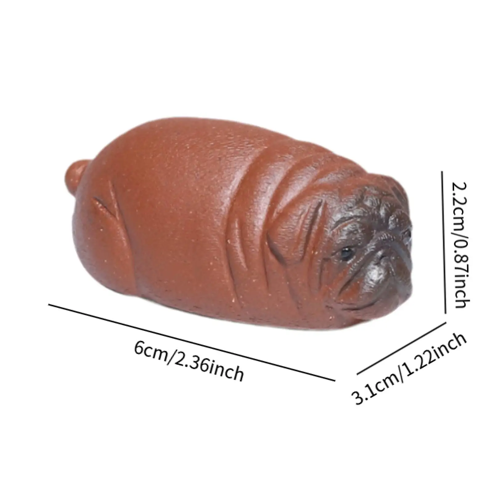 Kung Fu Tea Ornament Home Decor Room Tea Tray Decorate Creative Accessories Favors Car Ornaments Chinese Purple Clay Tea Pet