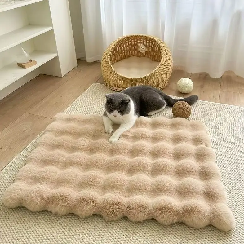 Colchoneta gruesa cálida para perros y gatos – Cama invierno - imagen 4