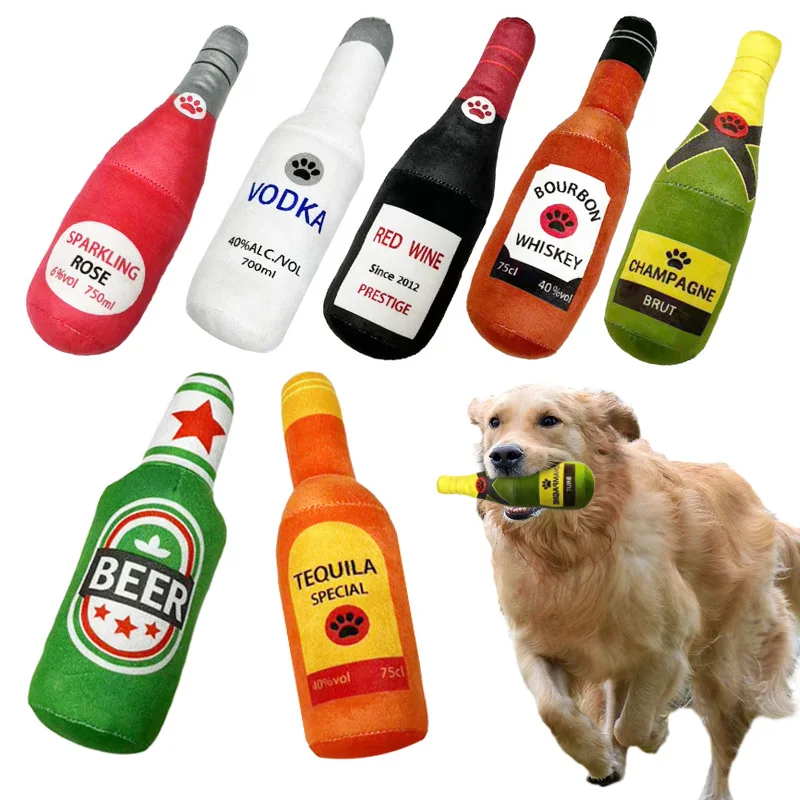 Juguete para perros masticable con peluche sonoro y limpieza dental - imagen 2