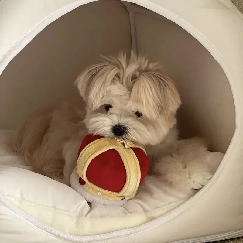 Juguete de peluche de lujo con sonido brillante para perros y gatos, juguete de dentición para olfatear, productos para mascotas - imagen 4