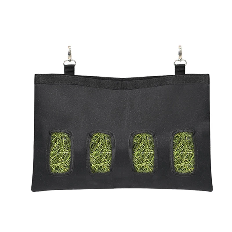 Bolsa de heno Oxford para mascotas, bolsa de alimentación para conejillo de indias y hámster de gran capacidad, bolsa de almacenamiento para alimentador de heno de Chinchilla y conejo para animales pequeños D9133 - imagen 3