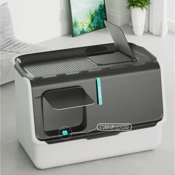 Caja de arena para gatos XXL cerrada antisalpicaduras extra grande