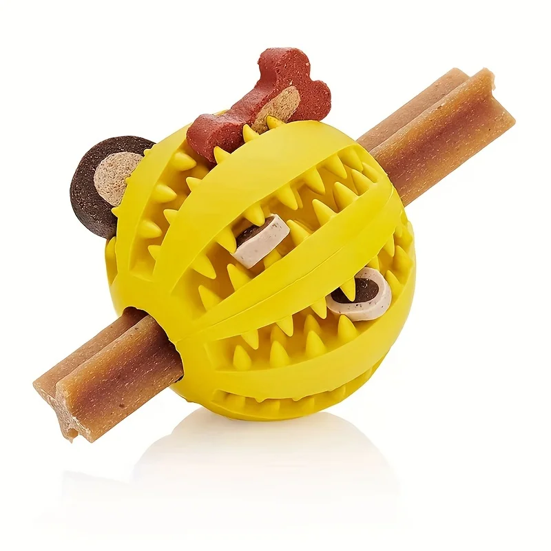 Dog Ball Toy, Dog Food-Leaking Toy, Rubber Chew Toys For Dog, Molar Toy, Pet Interactive Toy - imagen 5