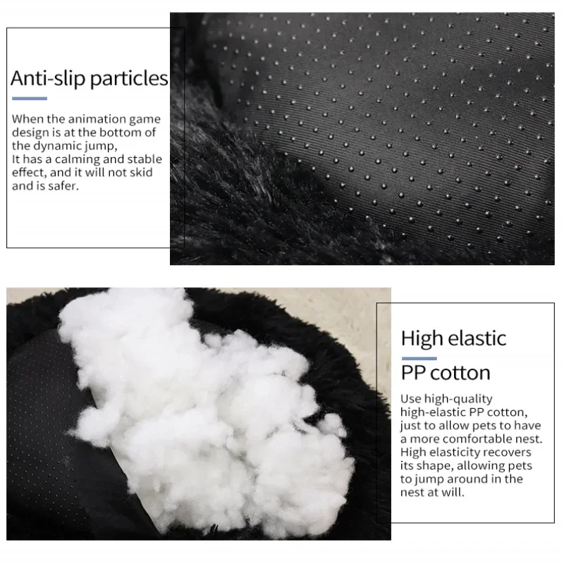 Cama cálida para perros, cama para mascotas con sueño profundo para perros medianos, sofás para perros pequeños, perros grandes, perrera para cachorros, accesorios para mascotas - imagen 3