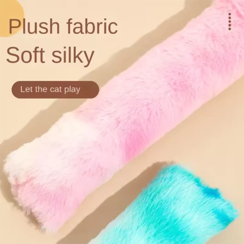 Juguetes interactivos para masticar gatos, palos para patadas de gatito, juguete de hierba gatera de felpa suave, juguete duradero para patadas de gato para limpieza de dientes y juegos en interiores - imagen 2