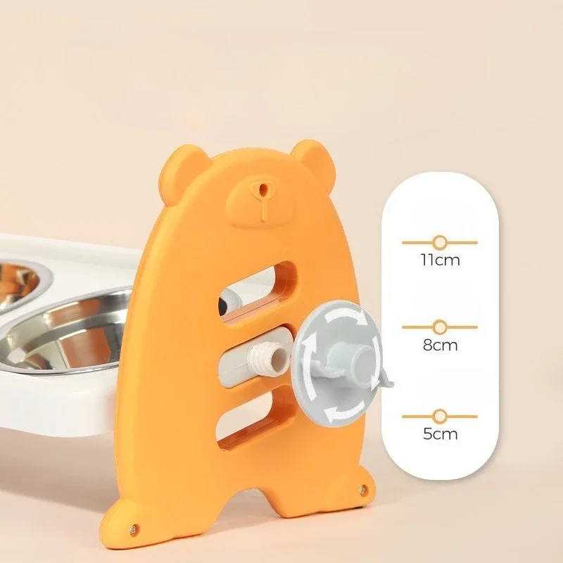 Cuenco doble antideslizante para gatos, cuenco para perros con soporte, alimentación para mascotas, cuenco de agua para gatos, cuencos para comida para mascotas, alimentador para perros, suministros de productos - imagen 3