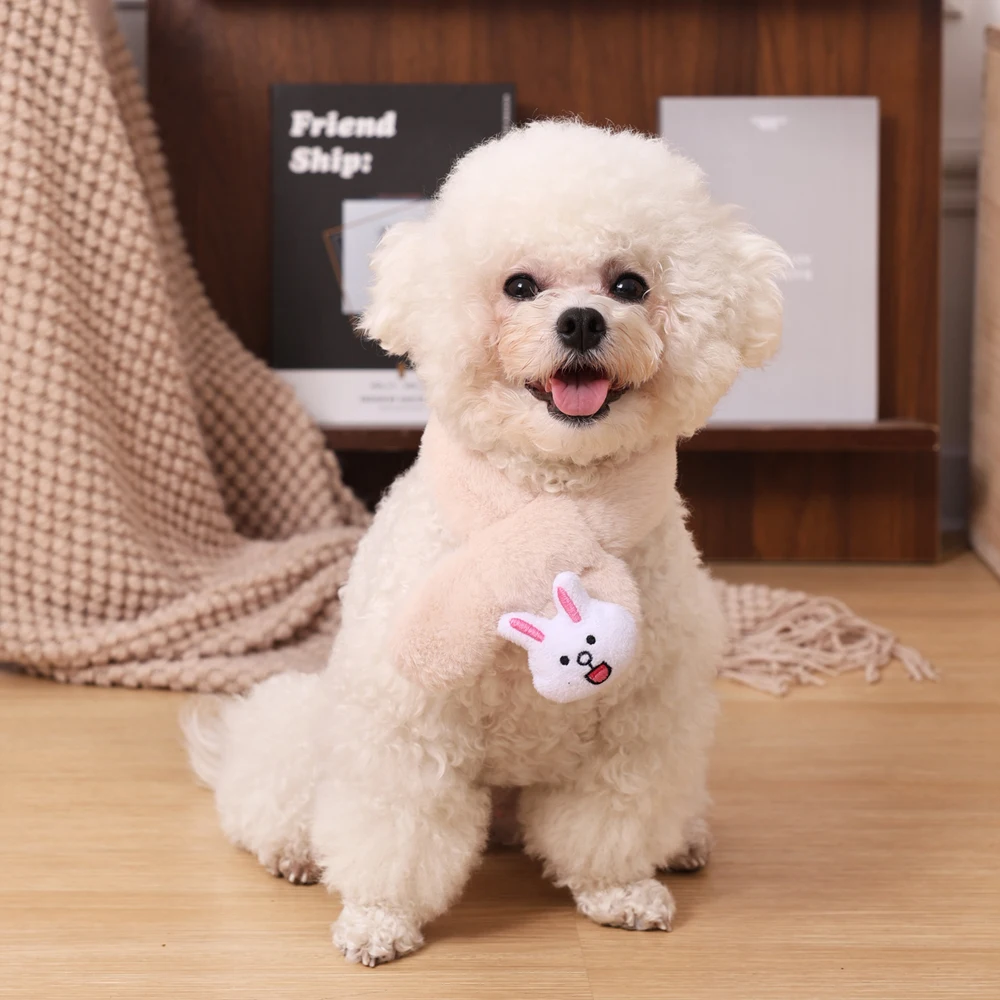 Nueva bufanda para gatos, bufandas navideñas para perros pequeños, bufanda cálida ajustable para invierno para mascotas, accesorios bonitos para perros medianos