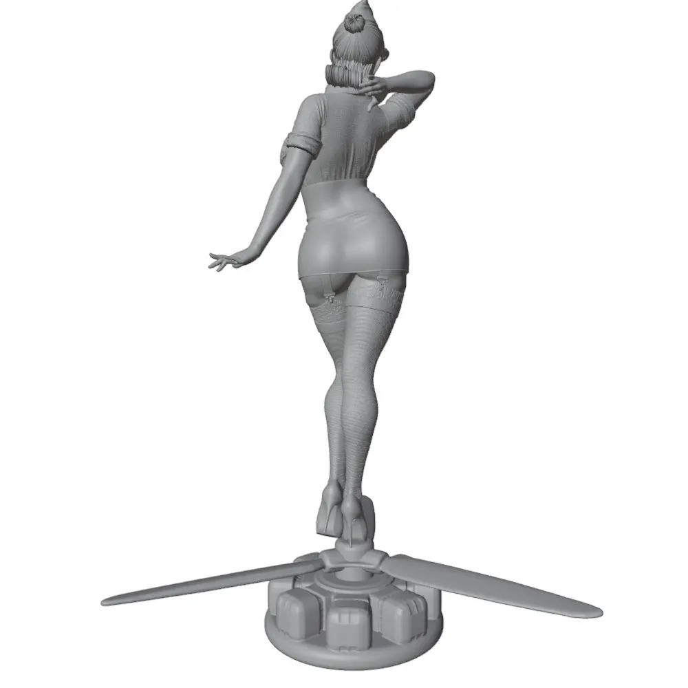 Kit modelo piloto sexy 1/24 – Resina GK sin pintar - imagen 4
