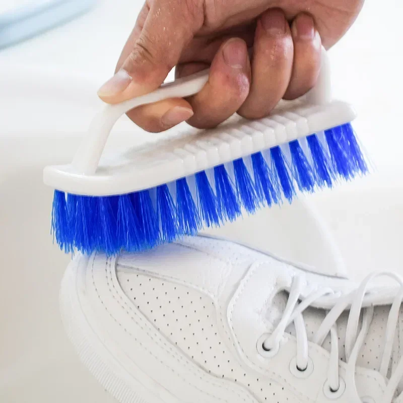 Cepillo de fregado de cerdas duras para lavandería, ropa, zapatos, cepillo de fregado, plástico grande con mango, cepillo de limpieza para cocina y baño - imagen 2