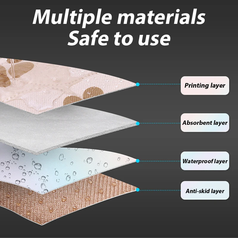 Almohadilla reutilizable para orinar para perros, alfombrilla para pañales absorbente, impermeable, lavable, almohadilla de entrenamiento para cachorros, funda para asiento de coche para perros, alfombrilla para mascotas, suministros para perros - imagen 4