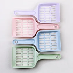 Nueva pala de arena para gatos de rejilla simple a la moda, pala de Agujero fino de gran tamaño, artefacto de arena para gatos, herramienta de limpieza de higiene para gatos