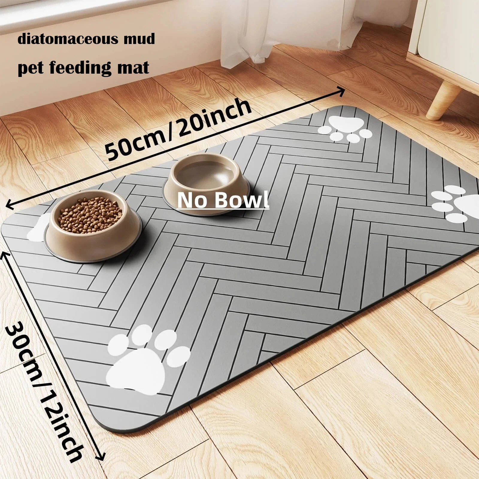 Tapete absorbente para perros y gatos impermeable de goma secado rápido - imagen 5