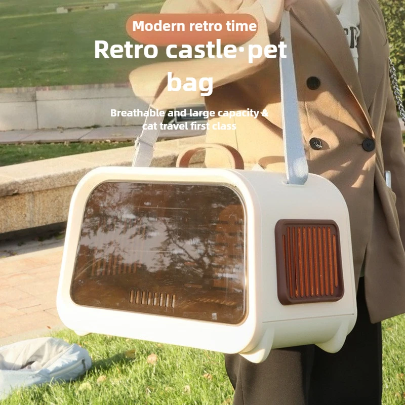 Transportin de gran capacidad para gatos - Bolso de hombro portatil - imagen 2