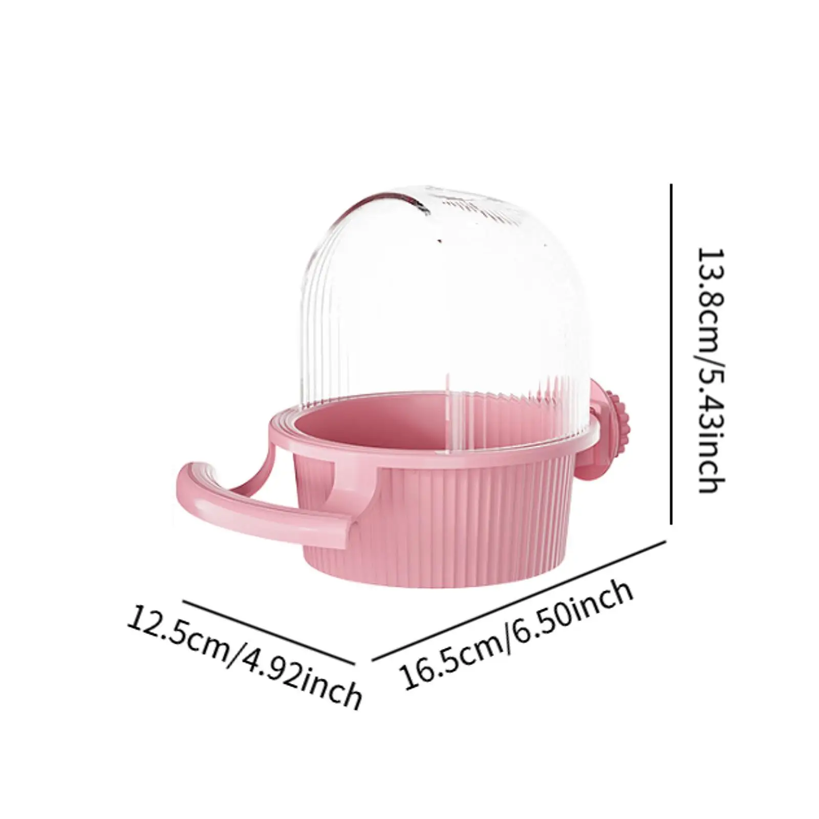 Food Feeder Cup Bird Food Bowl Cup for Outdoors Patio Parrots Cockatiel