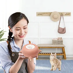 Biberón de silicona biónica para gatos y cachorros