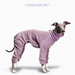Pijama de lana cálida para perro galgo, whippet y lurcher