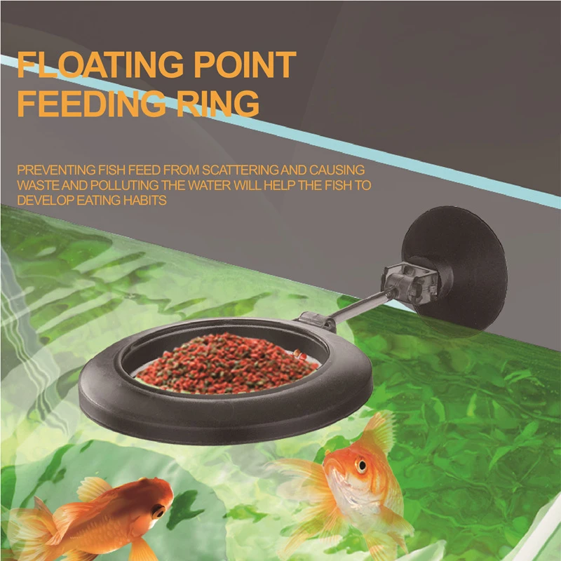 Nuevo círculo de alimentación para acuario, tubo de alimentación multifuncional con combinación de alimentación, telescópico de 21-38CM - imagen 2