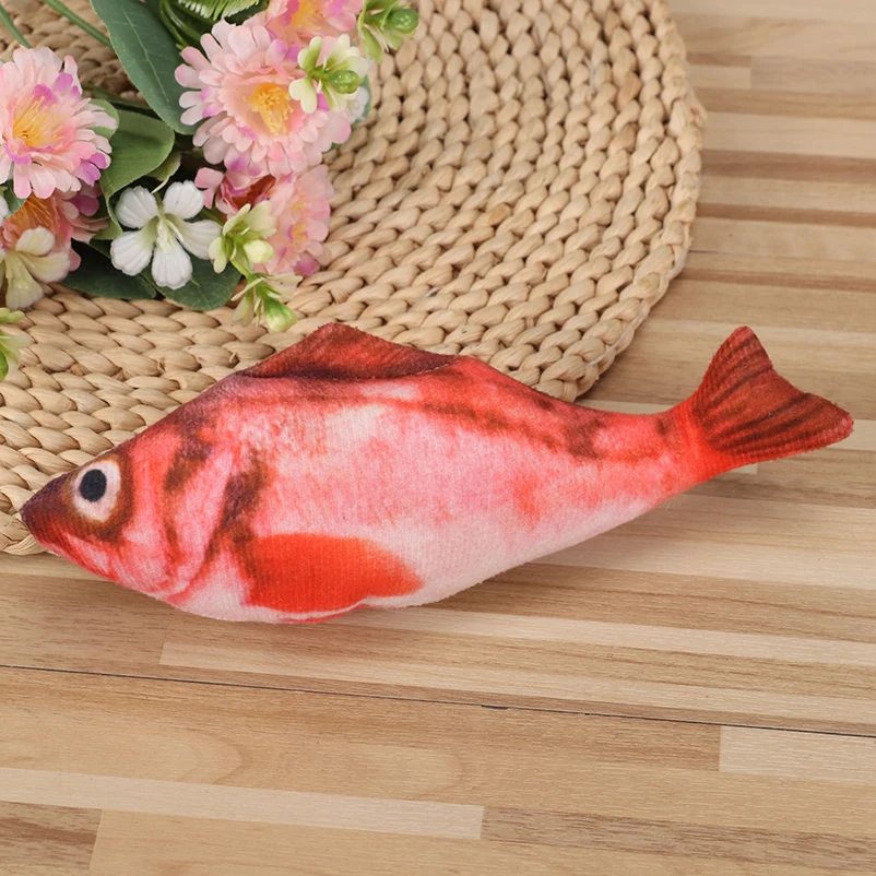 Nuevas ventas de juguetes para gatos, peces de peluche bonitos, peces crucian, juguete para gatos de simulación, adecuado para suministros para mascotas - imagen 4
