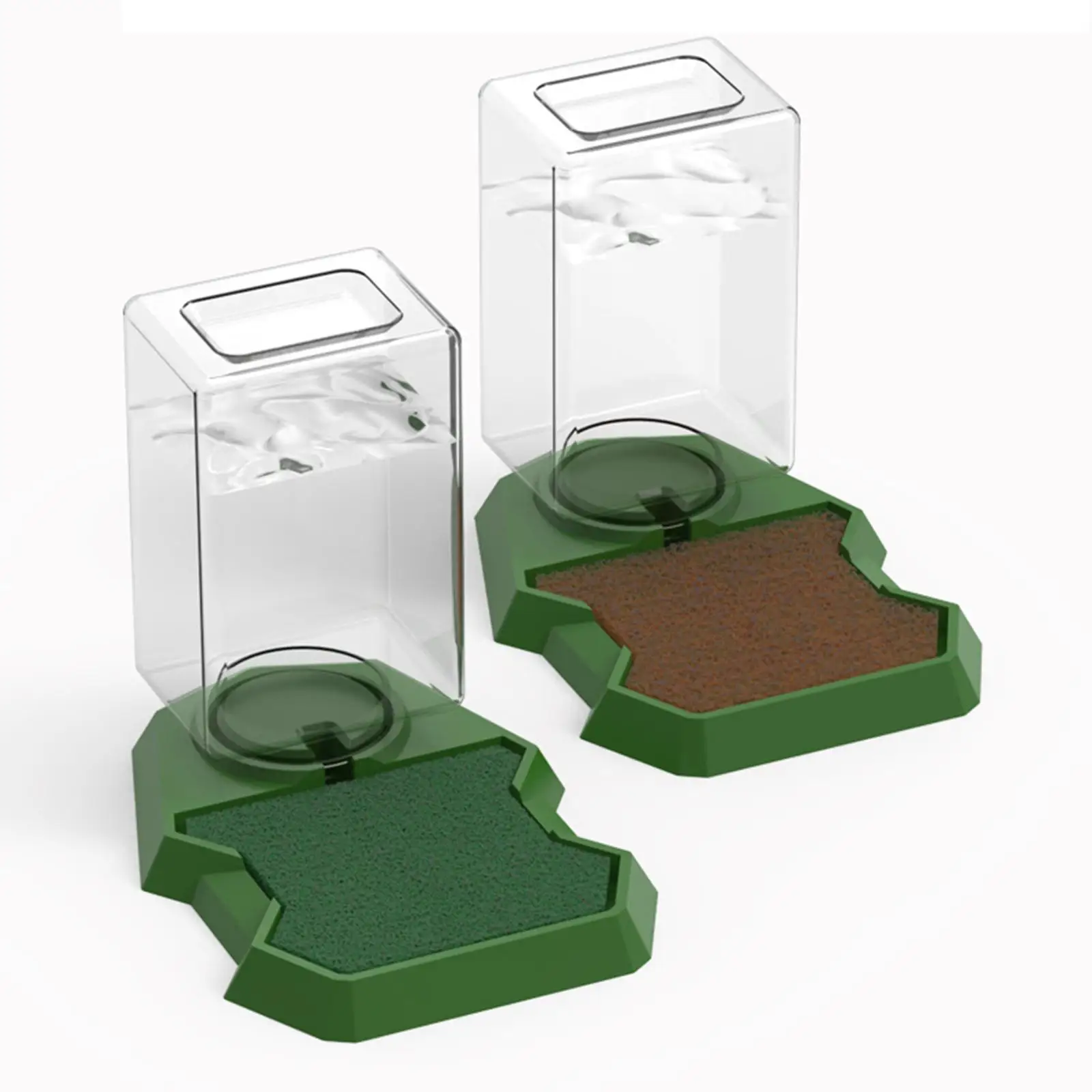 Dispensador de agua para reptiles, botella dispensadora de tortuga, comedero, agua, comida de tortuga y tazón de agua para dragón barbudo Geckos - imagen 4