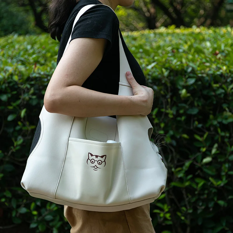Bolsa de hombro para transportar mascotas, bolsa de viaje, paquetes de negocios, cesta de transporte para perros medianos Samll - imagen 2