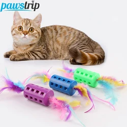 Cazador de Plumas con Campana para Gatos – Juguete Interactivo Sonoro