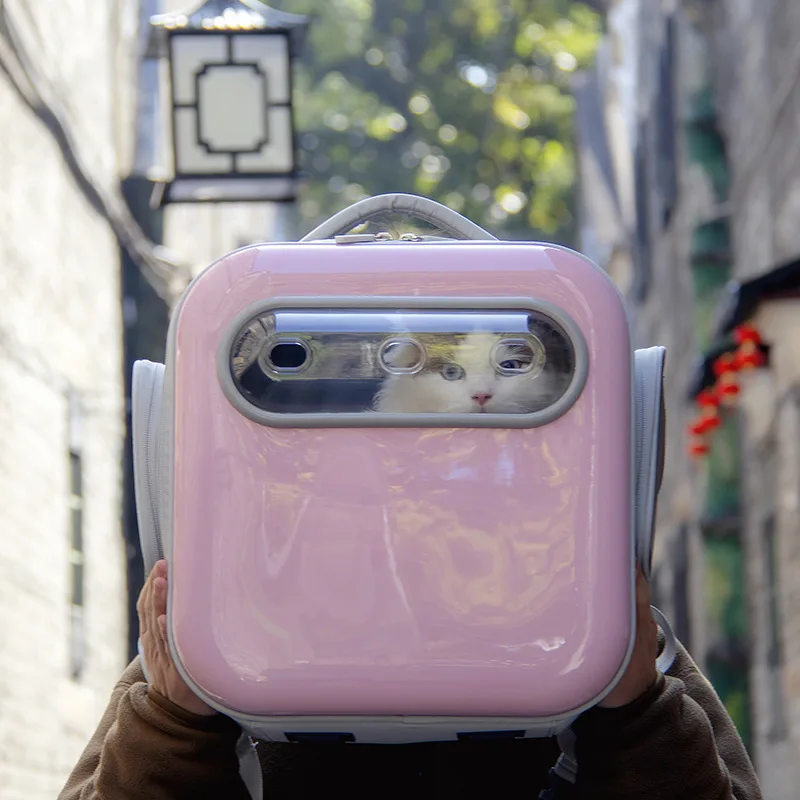 Nueva mochila cápsula espacial para gatos – Transpirable y ecológica - imagen 4