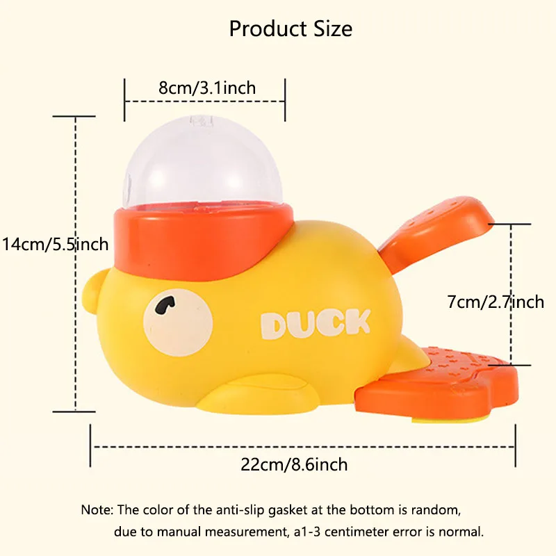 Dispensador interactivo de golosinas pato amarillo para gatos y perros - imagen 4