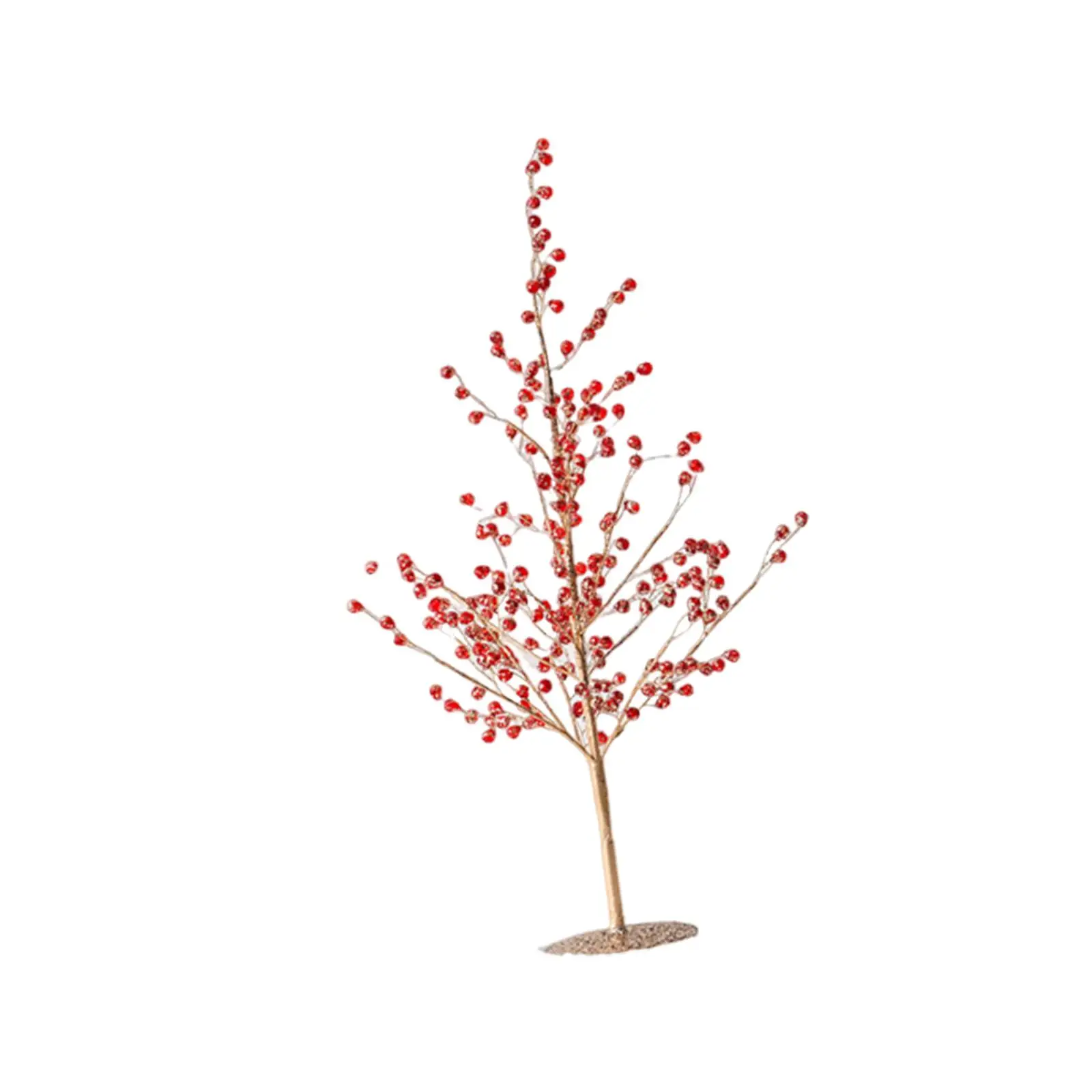 Birch Tree Christmas Decoration Bright Photo Props Table Centerpiece Artificial Branch Money Tree 18.90inch for Wedding Hotel