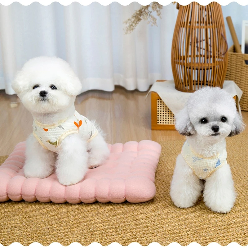 Ropa para perros y gatos: sudadera de algodón y chaleco transpirable - imagen 4